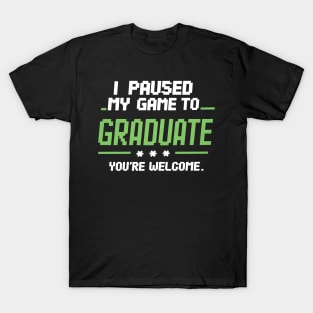 Funny Gamer Graduate 2024 Graduation T-Shirt